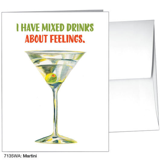 Martini, Greeting Card (7135WA)