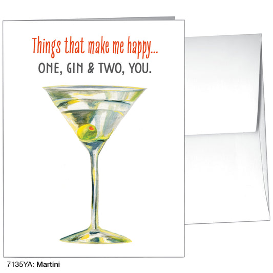 Martini, Greeting Card (7135YA)