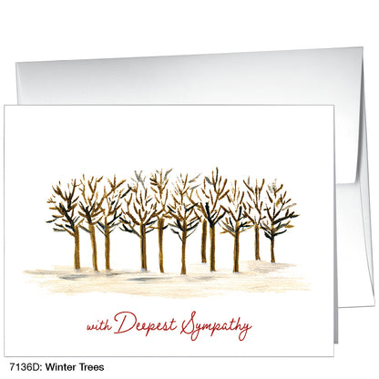Winter Trees, Greeting Card (7136D)