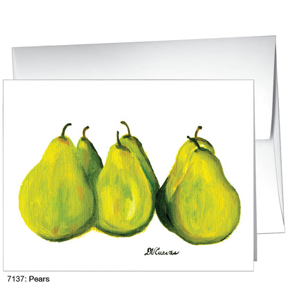 Pears, Greeting Card (7137)