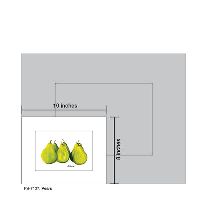 Pears, Print (#7137)