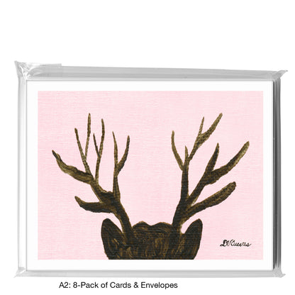 Deer Head, Greeting Card (7139C)