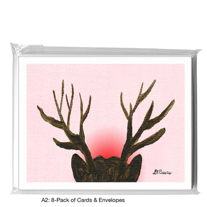 Deer Head, Greeting Card (7139D)