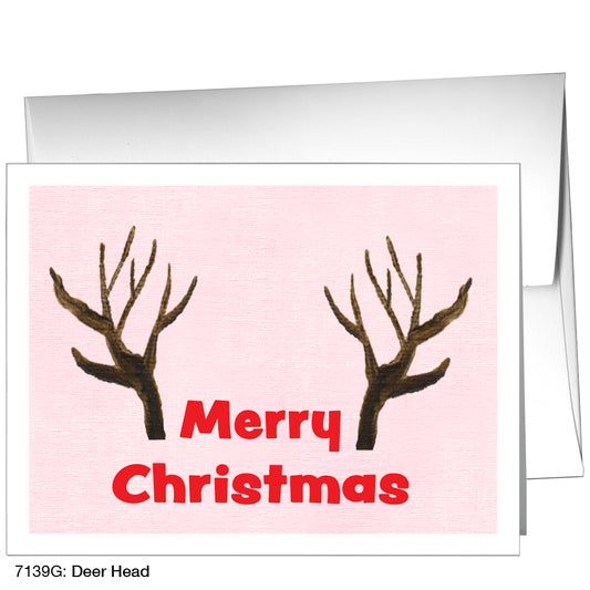 Deer Head, Greeting Card (7139G)