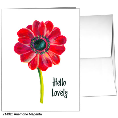 Anemone Magenta, Greeting Card (7149B)
