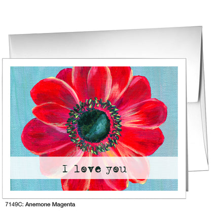Anemone Magenta, Greeting Card (7149C)