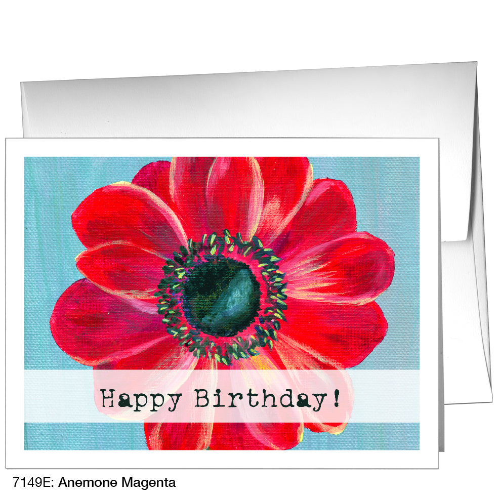 Anemone Magenta, Greeting Card (7149E)