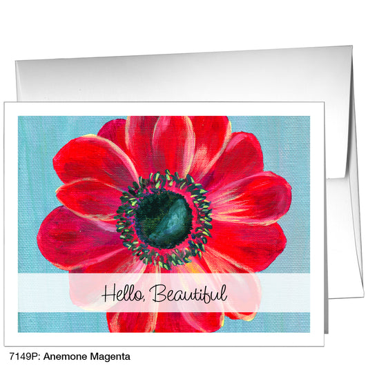 Anemone Magenta, Greeting Card (7149P)
