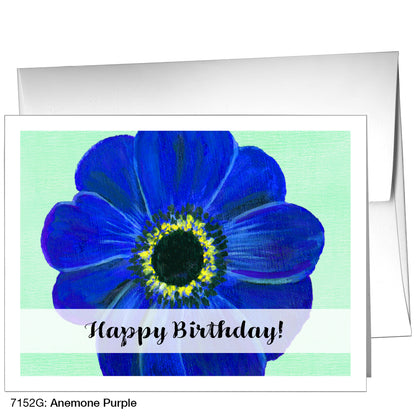 Anemone Purple, Greeting Card (7152G)