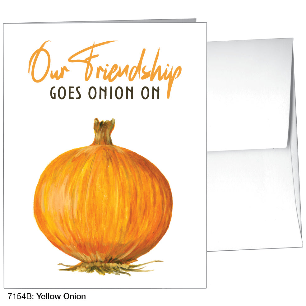 Yellow Onion, Greeting Card (7154B)