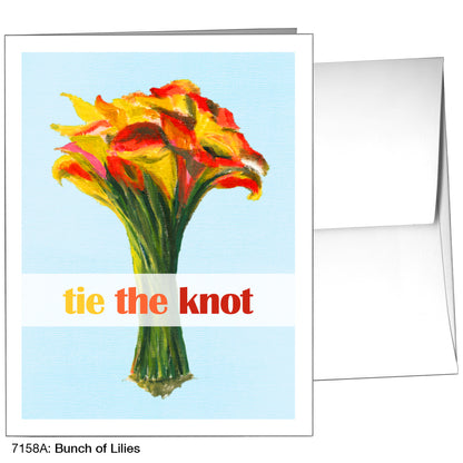 Bunch Of Lilies, Greeting Card (7158A)