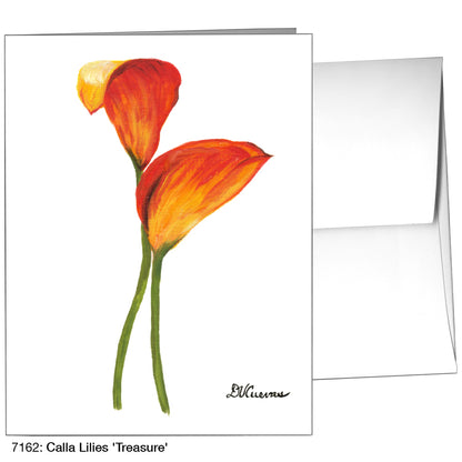 Calla Lilies 'Treasure', Greeting Card (7162)
