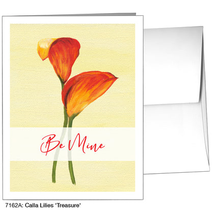 Calla Lilies 'Treasure', Greeting Card (7162A)