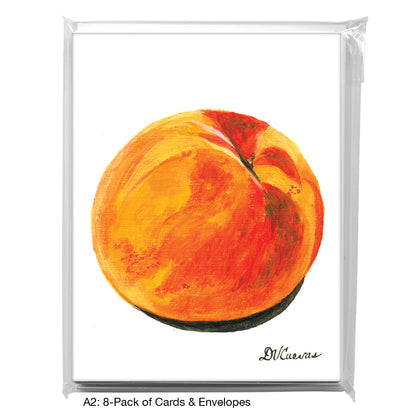 Peach, Greeting Card (7172)