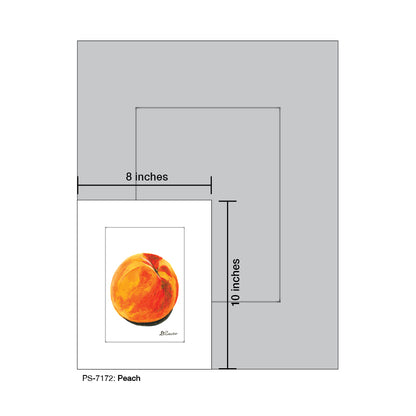 Peach, Print (#7172)
