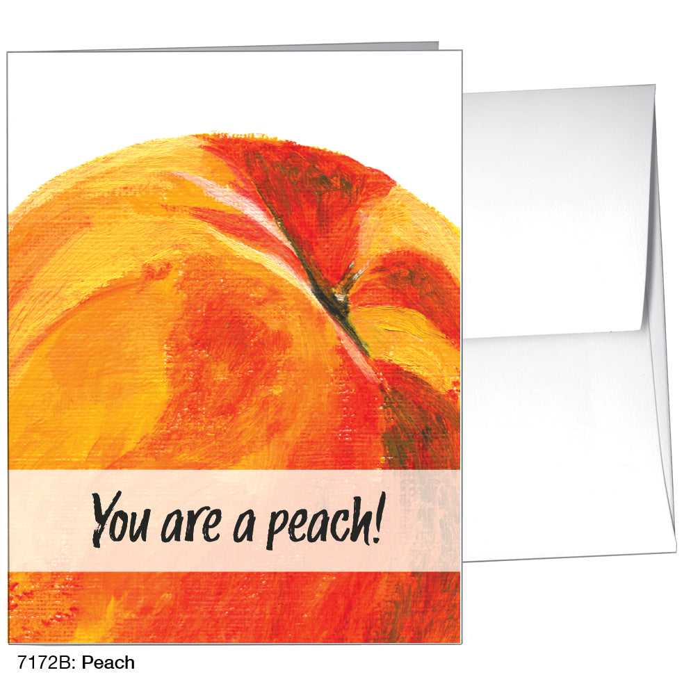 Peach, Greeting Card (7172B)