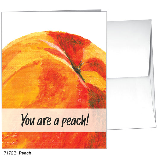 Peach, Greeting Card (7172B)