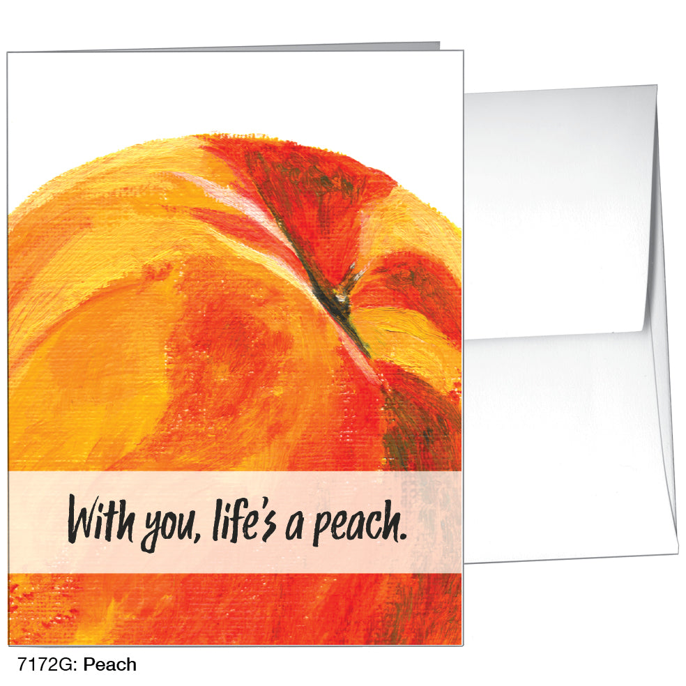 Peach, Greeting Card (7172G)