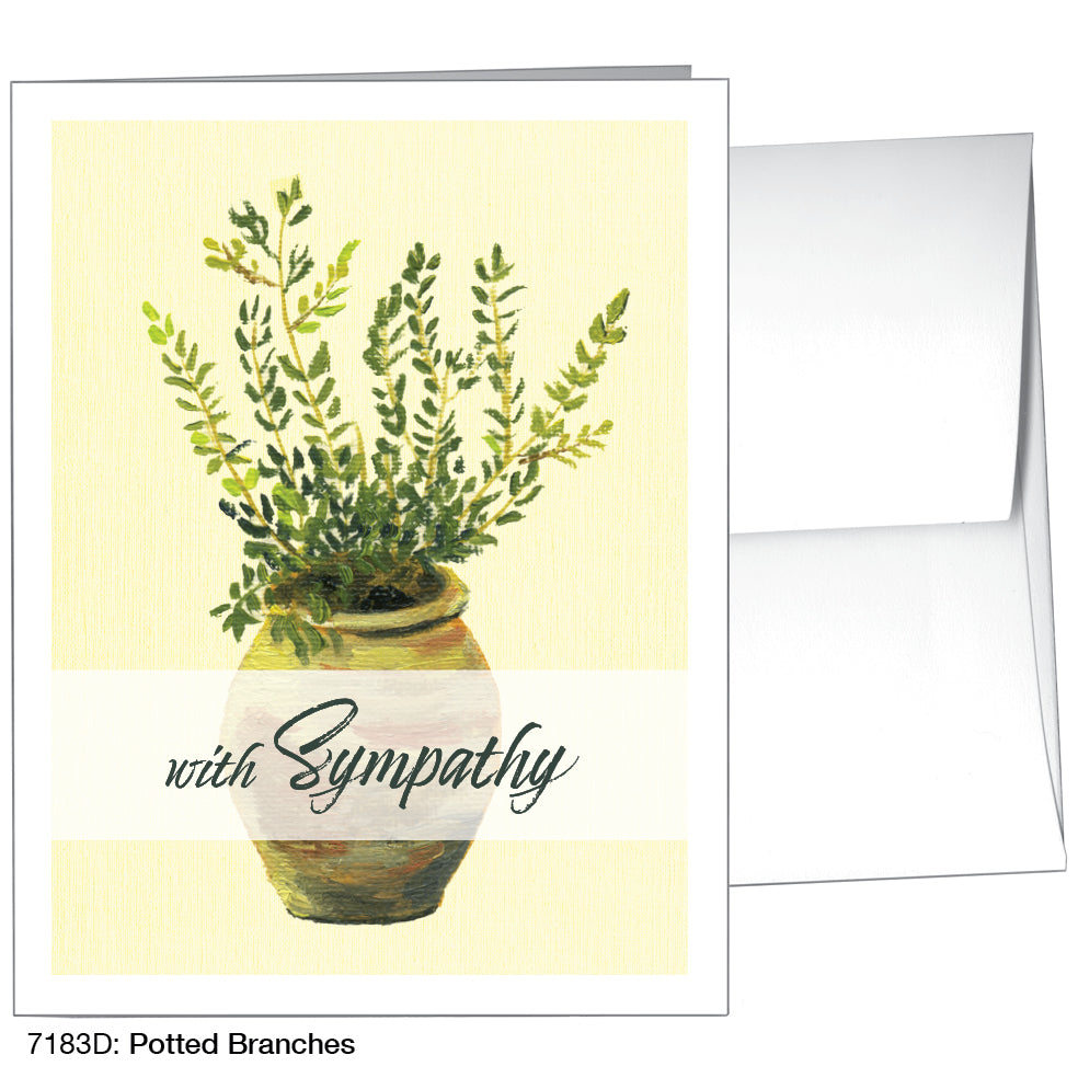 Potted Branches, Greeting Card (7183D)