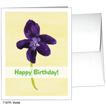 Violet, Greeting Card (7187R)