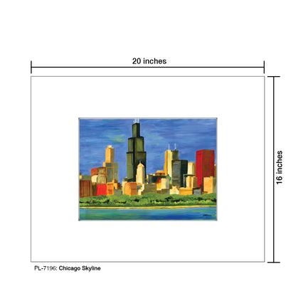 Chicago Skyline, Print (#7196)