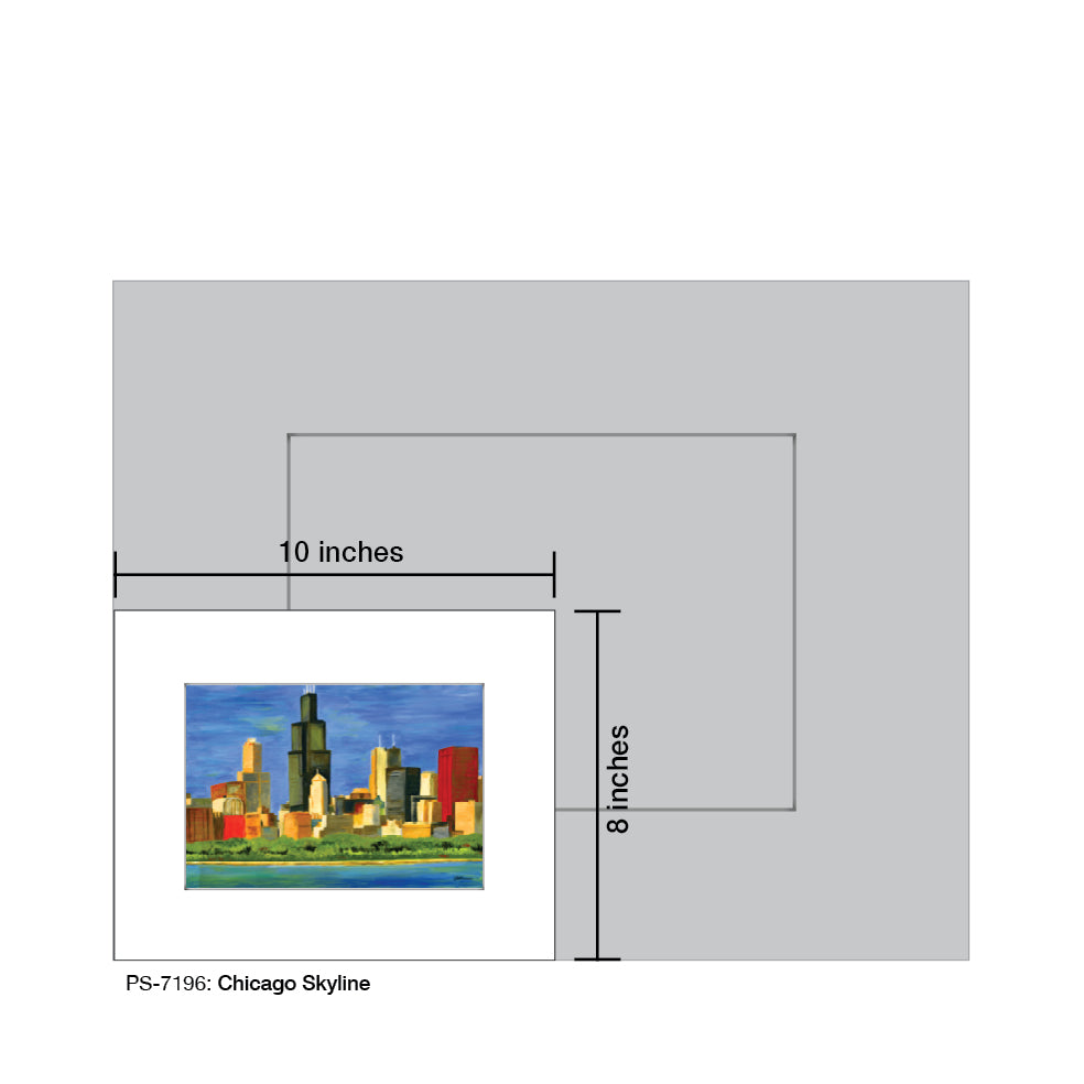 Chicago Skyline, Print (#7196)