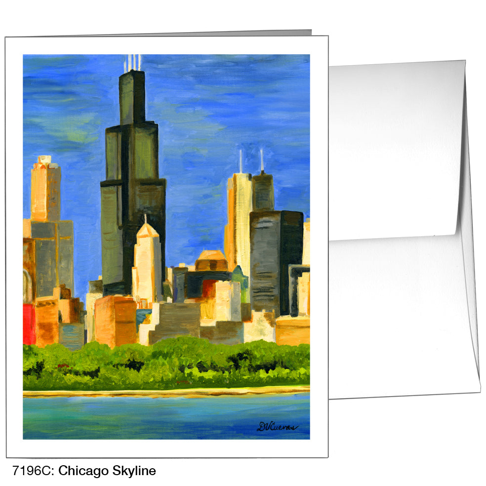 Chicago Skyline, Greeting Card (7196C)