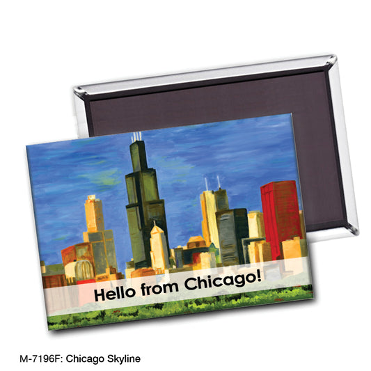 Chicago Skyline, Magnet (7196F)
