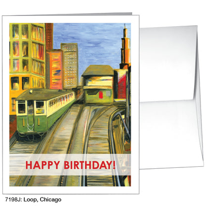 Loop, Chicago, Greeting Card (7198J)