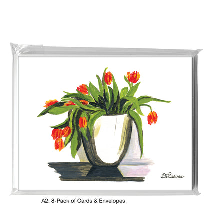 Parrot Tulips, Greeting Card (7202)