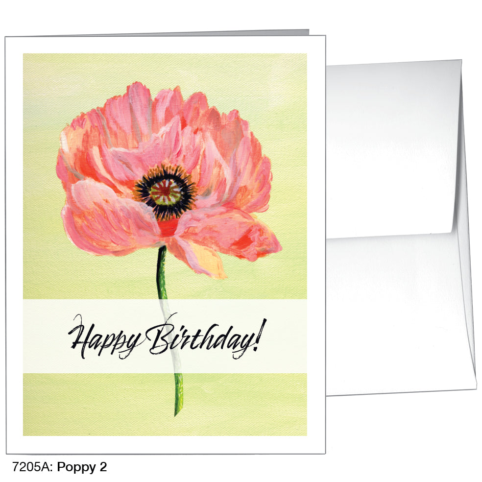 Poppy 02, Greeting Card (7205A)
