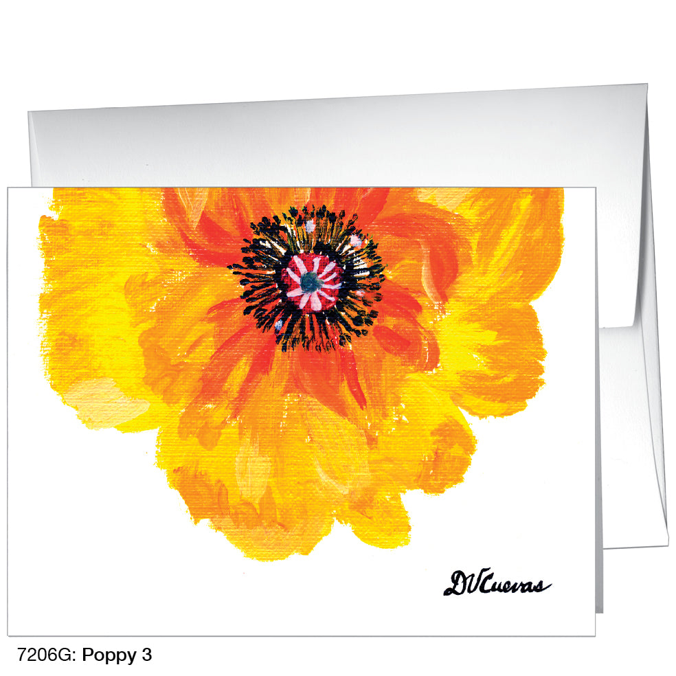 Poppy 03, Greeting Card (7206G)