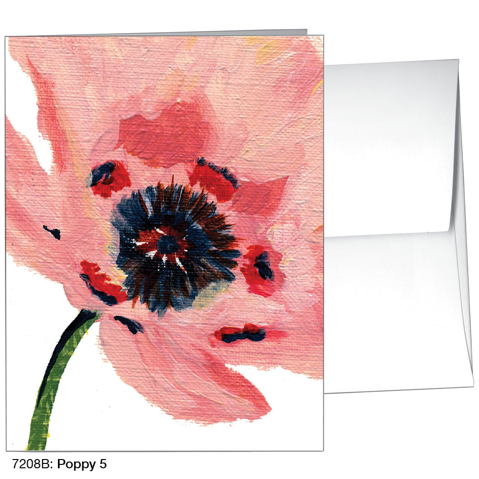 Poppy 05, Greeting Card (7208B)