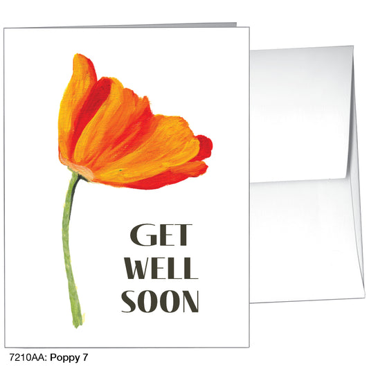 Poppy 07, Greeting Card (7210AA)
