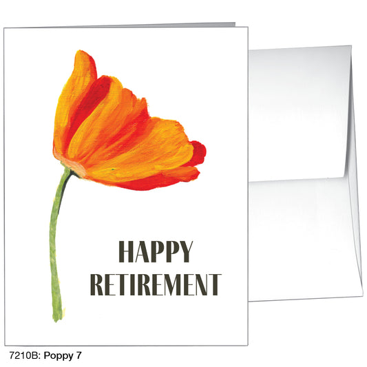 Poppy 07, Greeting Card (7210B)