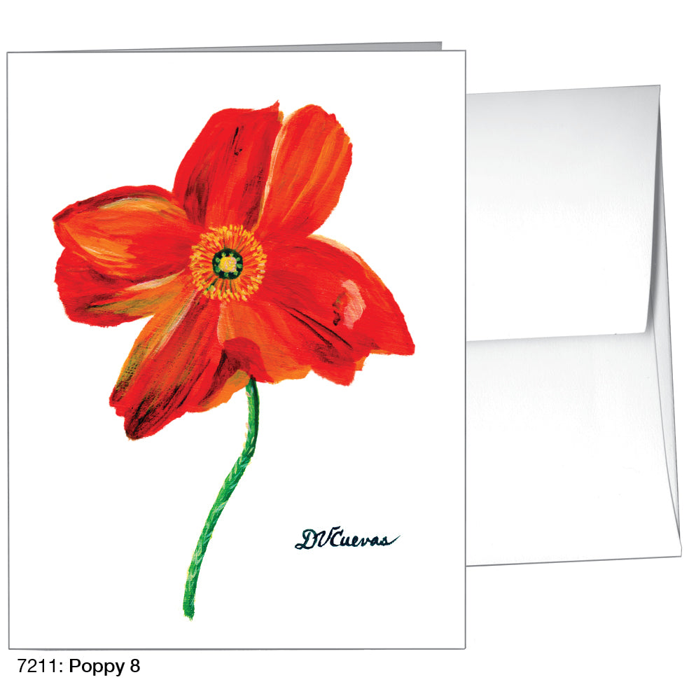 Poppy 08, Greeting Card (7211)