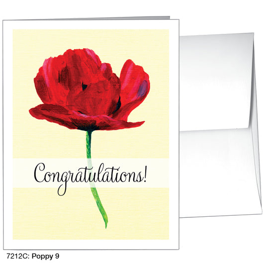 Poppy 09, Greeting Card (7212C)