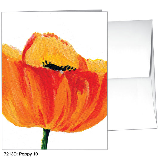 Poppy 10, Greeting Card (7213D)