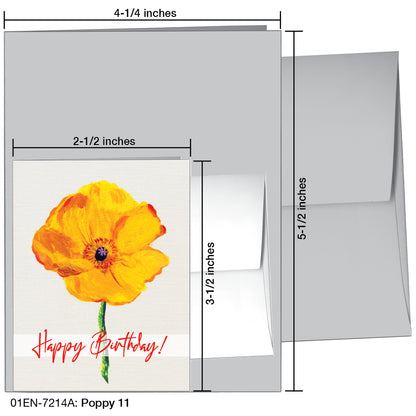 Poppy 11, Greeting Card (7214A)