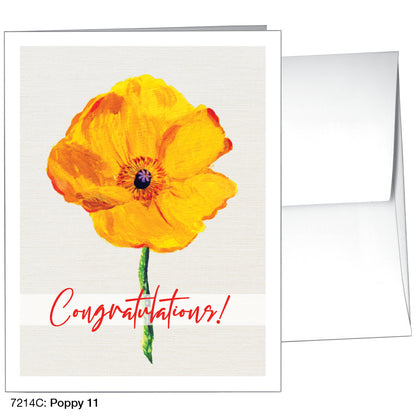 Poppy 11, Greeting Card (7214C)