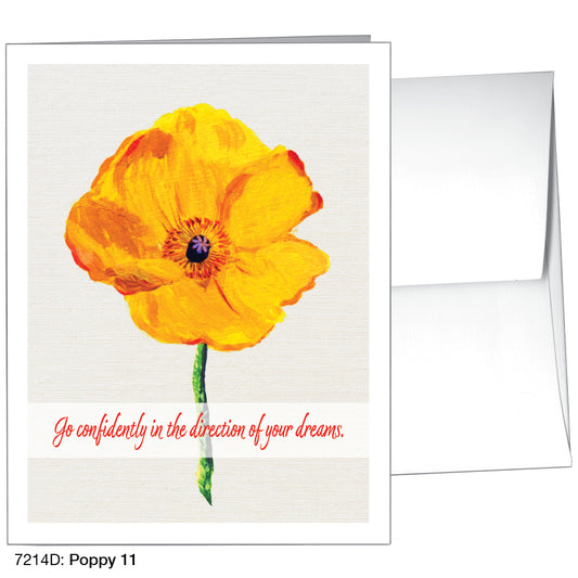 Poppy 11, Greeting Card (7214D)