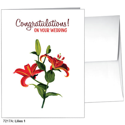 Lilies 1, Greeting Card (7217A)
