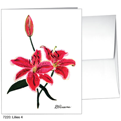 Lilies 4, Greeting Card (7220)