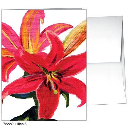 Lilies 6, Greeting Card (7222C)