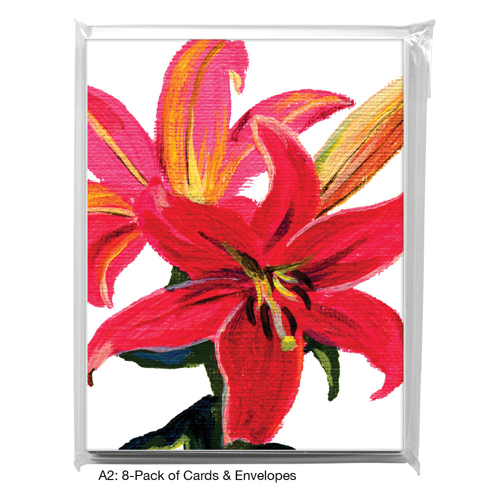Lilies 6, Greeting Card (7222C)