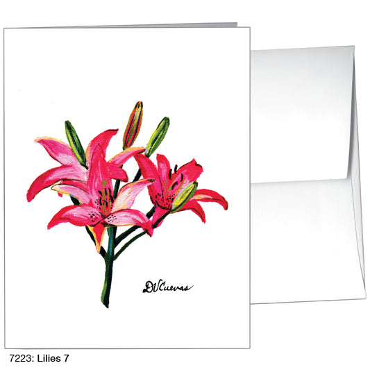 Lilies 7, Greeting Card (7223)