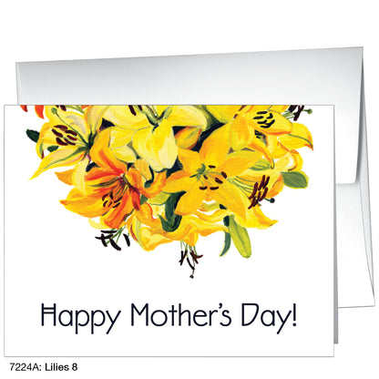 Lilies 8, Greeting Card (7224A)