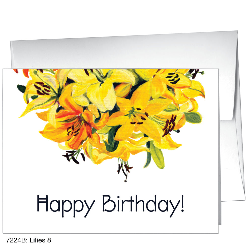 Lilies 8, Greeting Card (7224B)