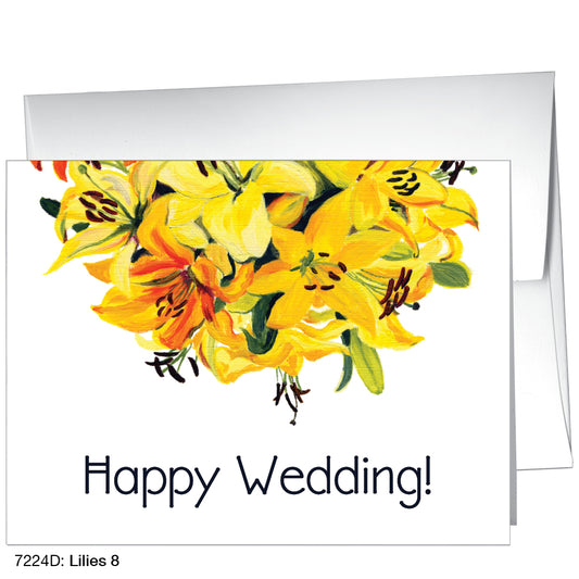 Lilies 8, Greeting Card (7224D)