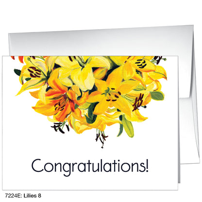 Lilies 8, Greeting Card (7224E)